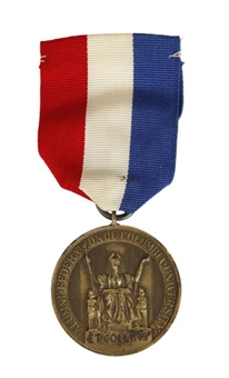 Eddie Collins 1947 Columbia University Medal